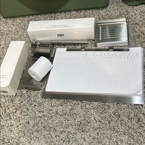 Stainless Steel Home Office Organizer Set